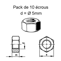 10 crous mtal M5