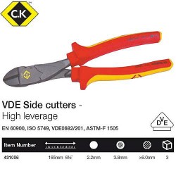 CK 431006 PINCE COUPANTE AXE DECALE 165