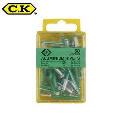 CK T3819A408 50 RIVETS ALU 3,15 x 6mm