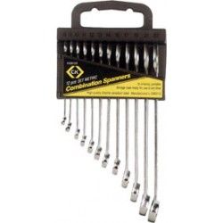 CK T4343M-12ST 12 CLES MIXTES + SUPPORT