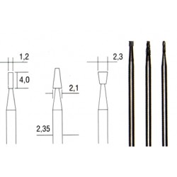 PROXXON 28752 3 FRAISES DE PRECISION