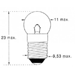 10 AMPOULES E10 BALLON 1.5 V 90 MA 11479