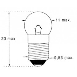 10 AMPOULES E10 BALLON 1.5 V 90 MA 11479