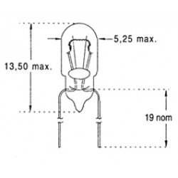 AMPOULE LUCIOLE 12 VOLTS