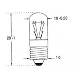 AMPOULE E10 60 V 30 MA