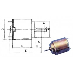 MOTEUR COURANT CONTINU 3 A 6 V