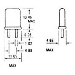 QUARTZ 26,325 MHZ BOITIER HC25