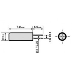 QUARTZ 65,536 KHZ  HC26