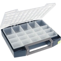 RAACO MALLETTE DE RANGEMENT 20 GODETS