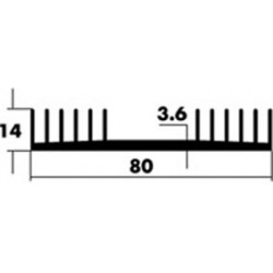 DISSIPATEUR ML25  75mm 2.4DEG/W 1TO3