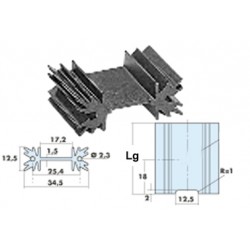 DISSIPATEUR   ML73   TO220   14C/W