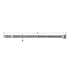 100 SERRE-CABLE NYLON  80 x 2.4 mm IVOIR