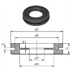 PASSE FIL A MEMBRANE 9 x 15,5 x 20 mm