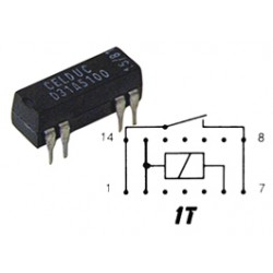 RELAIS DIL 1T  5V  500Ohms