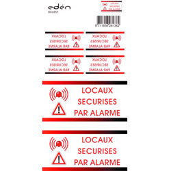 ELRO PACK 6 AUTOCOLLANTS ALARME