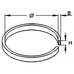 COURROIE  69.0 X B 0.60 X H 3.00 mm