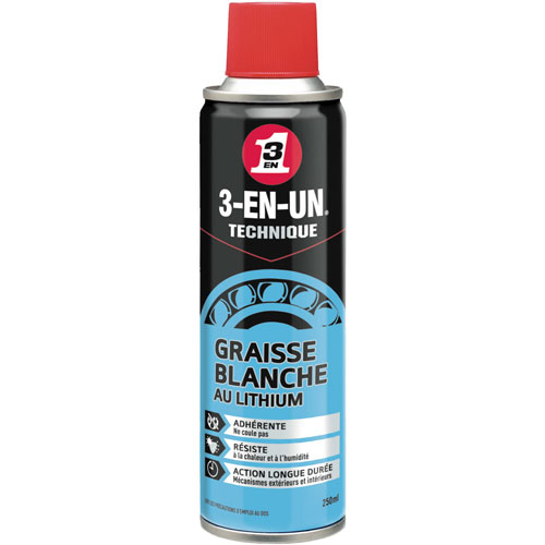 AEROSOL 3-EN-UN GRAISSE BLANCHE LITHIUM